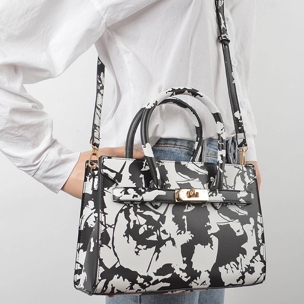 BKWT Print Handles Crossbody Bag