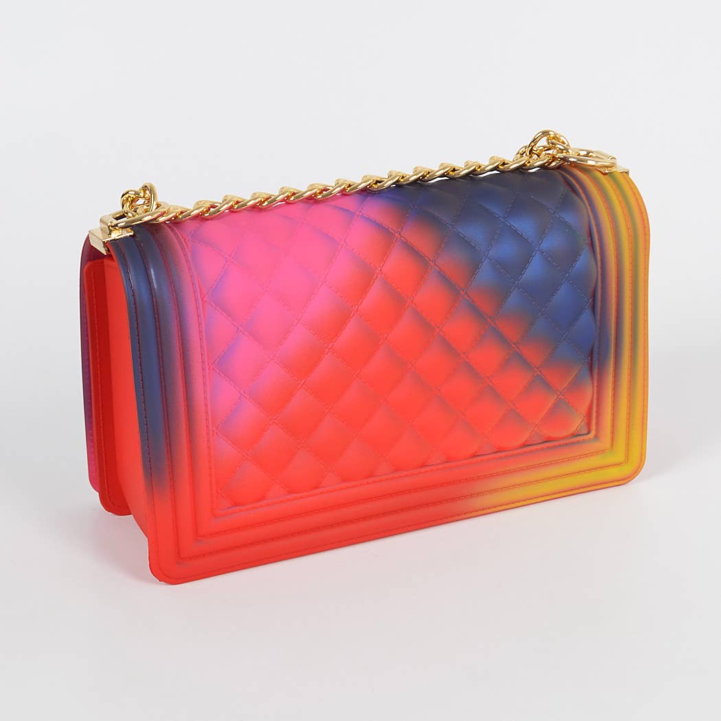 Pvc Square Crossbody Clutch