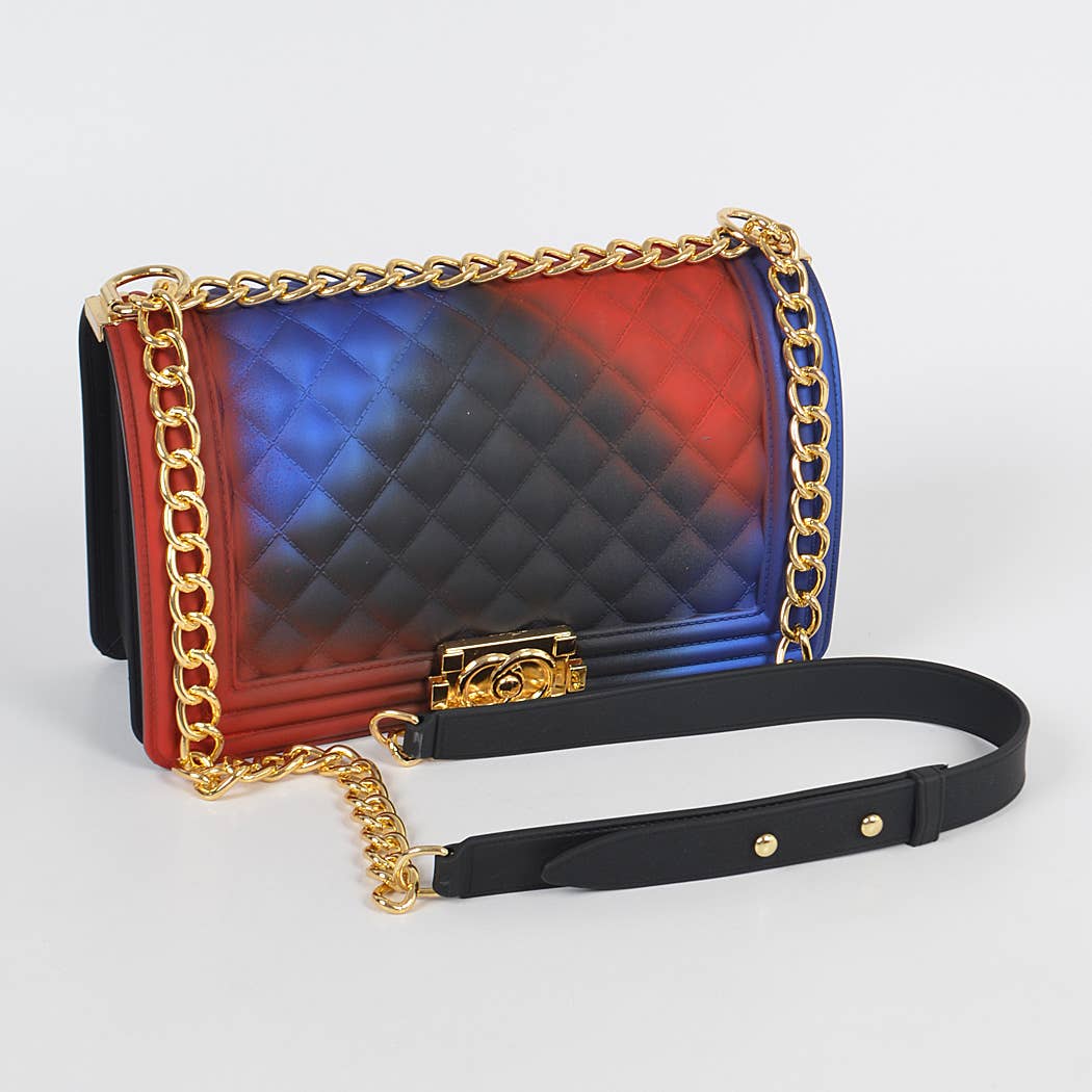 Pvc Square Crossbody Clutch
