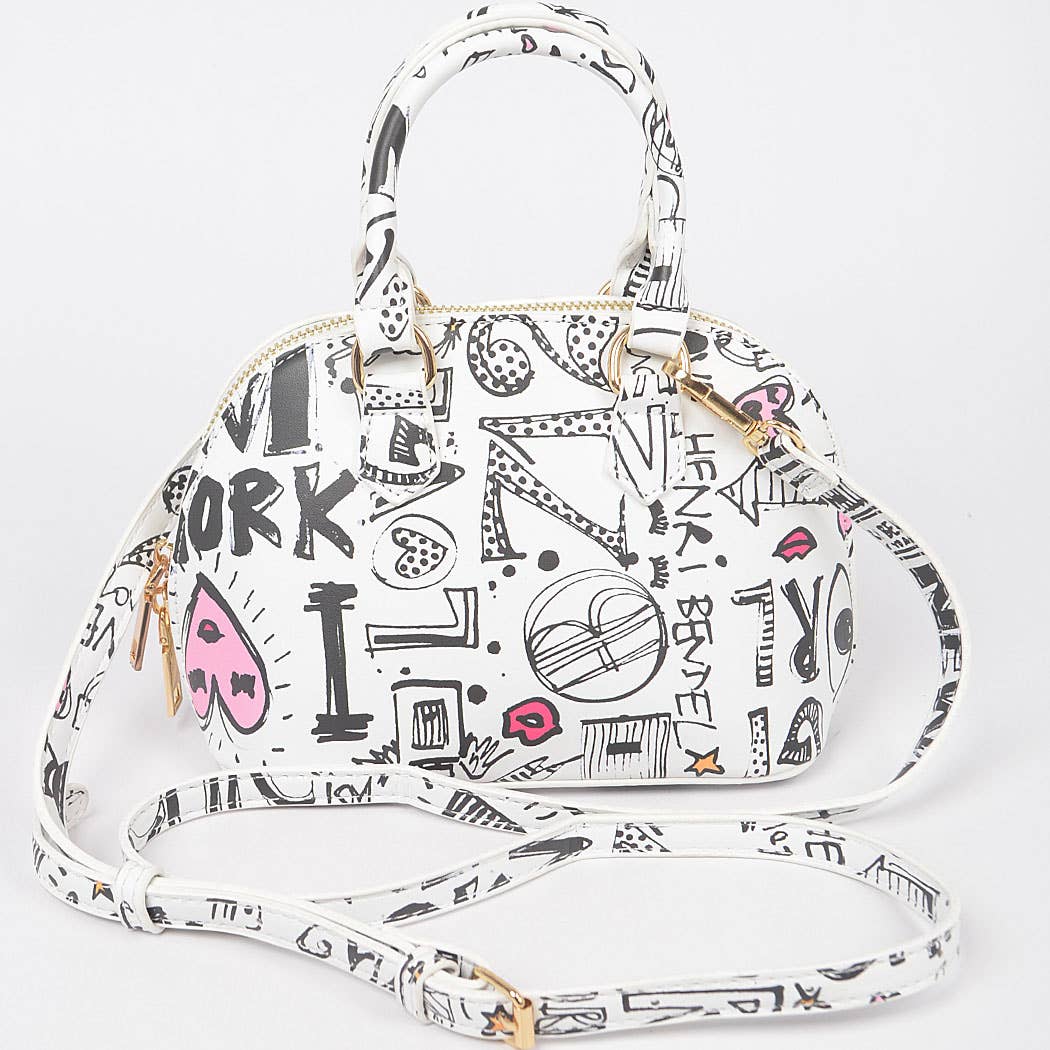 Graffiti Handle Bag