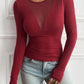 Round Neck Long Sleeve T-Shirt