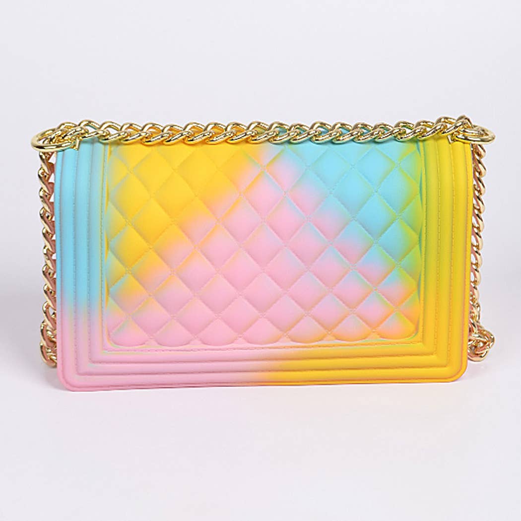 Pvc Square Crossbody Clutch