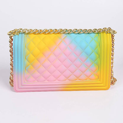 Pvc Square Crossbody Clutch
