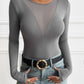 Round Neck Long Sleeve T-Shirt