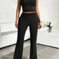 Square Neck Tank and Drawstring Pants Set