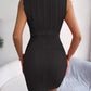 Cable-Knit Round Neck Sleeveless Sweater Dress
