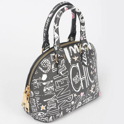 Graffiti Handle Bag