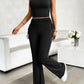Square Neck Tank and Drawstring Pants Set