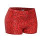Foiled animal printed highwaisted shorts