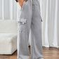 Perfee Drawstring Elastic Waist Joggers with Pockets