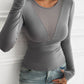 Round Neck Long Sleeve T-Shirt