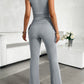 Square Neck Tank and Drawstring Pants Set