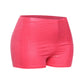 Foiled animal printed highwaisted shorts