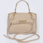 Linen Single Handle Crossbody Clutch