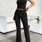 Square Neck Tank and Drawstring Pants Set