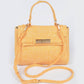 Linen Single Handle Crossbody Clutch