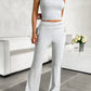 Square Neck Tank and Drawstring Pants Set