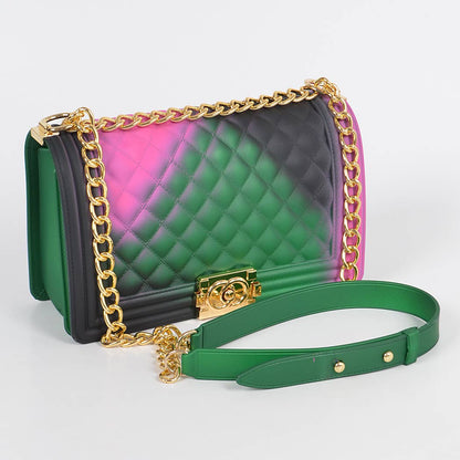 Pvc Square Crossbody Clutch