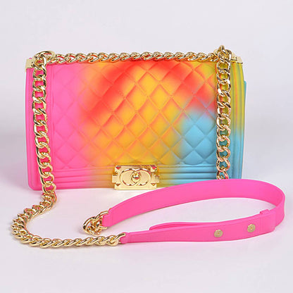Pvc Square Crossbody Clutch