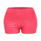 Foiled animal printed highwaisted shorts