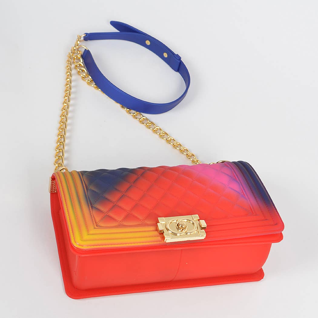 Pvc Square Crossbody Clutch