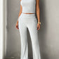 Square Neck Tank and Drawstring Pants Set