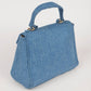Linen Single Handle Crossbody Clutch
