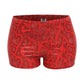 Foiled animal printed highwaisted shorts