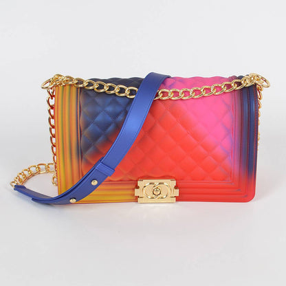 Pvc Square Crossbody Clutch