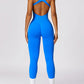 Cutout Racerback Active Jumpsuit