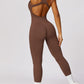 Cutout Racerback Active Jumpsuit