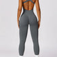 Cutout Racerback Active Jumpsuit