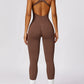 Cutout Racerback Active Jumpsuit