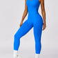 Cutout Racerback Active Jumpsuit